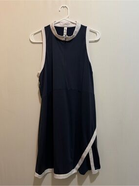 Kyodan Navy and White Sleeveless Golf Polo Golf / Active Dress